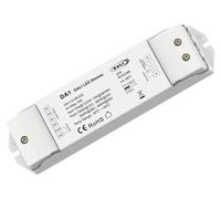 Variateur LED, 1 canal, avec bus DALI et bouton-poussoir, 12-48V DC, 15A, PWM