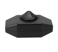 Variateur LED Encastré Rotatif 220V 1A Commande Marche/Arrêt(Black) | Commande rotative précise, fonction marche/arrêt intégrée, pour idéal pour LED dimmables, installation encastrée discrète