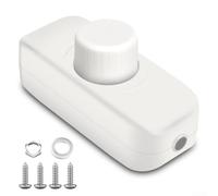 Variateur LED Encastré Rotatif Mémoire 220V-240V(white) | Fonction mémoire, garde pour dernier réglage, démarrage pour instantané, compatible 220V-240V, usage quotidien
