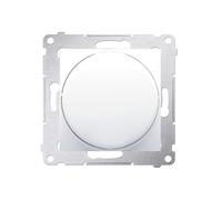 Variateur pour LED dimmables, bouton rotatif, unipolaire blanc avec inverseur : Oui Contact Simon DS9L.01/11