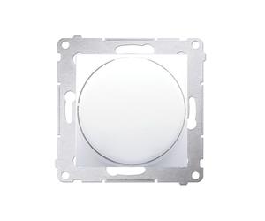 Variateur pour LED dimmables, bouton rotatif, unipolaire blanc avec inverseur : Oui Contact Simon DS9L.01/11