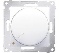Variateur rotatif 2 pôles pour LED variables blanc Simon 54 PremiumContact™ Simon DS9L2.01/11