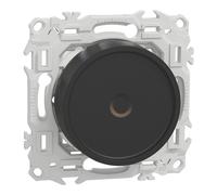 Variateur rotatif connecté zigbee 1 poste Schneider Electric Wiser Odace noir