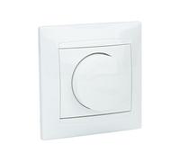 Zenitech - Variateur rotatif encastré 200W Zyna - Blanc blanc