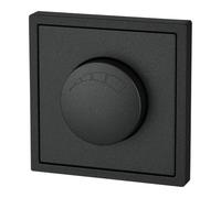 Variateur rotatif LED encastré, interrupteur à pression, tout-en-un, série V11, anthracite