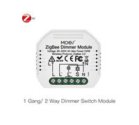 (Variateur ZB 1 Gang) Module de commutateur Wi-Fi Moes Smart Zigbee Variateur de lumière Interrupteur