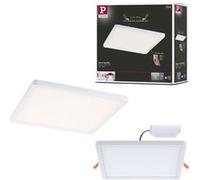 VariFit Panneau encastré LED 3-Step-Dim Areo IP44 carré 230x230mm 16W 1400lm 3000K Blanc gradable Blanc