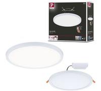 VariFit Panneau encastré LED 3-Step-Dim Areo IP44 rond 230mm 16W 1400lm 4000K Blanc gradable Blanc