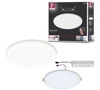 VariFit Panneau encastré LED 3-Step-Dim Veluna IP44 rond 215mm 22W 1700lm 4000K Satiné gradable