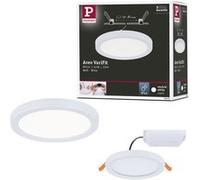 Paulmann 93035 Panneau LED spots encastrés Areo VariFit IP44 blanc neutre 118 mm rond incl. 1x6,5 watts Blanc éclairage de plafond plastique 4000 K