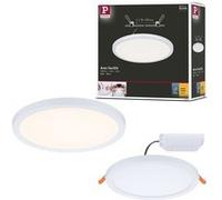 Paulmann 93032 Panneau LED encastré Areo VariFit IP44 Blanc chaud 175 mm rond incl. 1x13 Watt Blanc Plafonnier matière plastique 3000 K