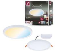 VariFit Panneau encastré LED Smart Home Zigbee 3.0 Areo IP44 rond 175mm 13W 1200lm Tunable White Blanc gradable Blanc