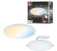VariFit Panneau encastré LED Smart Home Zigbee 3.0 Areo IP44 rond 230mm 16W 1400lm Tunable White Blanc gradable Blanc