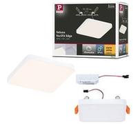 VariFit Panneau encastré LED Veluna Edge IP44 carré 90x90mm 6W 450lm 3000K Blanc gradable Blanc