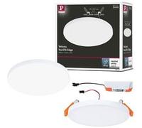 VariFit Panneau encastré LED Veluna Edge IP44 rond 120mm 8,5W 650lm 4000K Blanc Blanc