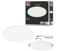 VariFit Panneau encastré LED Veluna Edge IP44 rond 160mm 12W 1100lm 4000K Blanc gradable Blanc