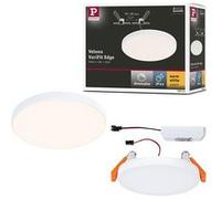 VariFit Panneau encastré LED Veluna Edge IP44 rond 90mm 6W 450lm 3000K Blanc gradable Blanc