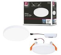 VariFit Panneau encastré LED Veluna Edge IP44 rond 90mm 6W 500lm 4000K Blanc Blanc