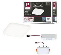 VariFit Panneau encastré LED Veluna IP44 carré 75x75mm 4,5W 400lm 4000K Satiné