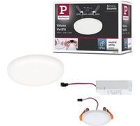 VariFit Panneau encastré LED Veluna IP44 rond 75mm 4,5W 400lm 4000K Satiné