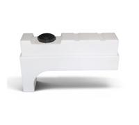 Varile 70 litres Radkastentank Universal | Fin, blanc, plastique, avec raccords 1/2"