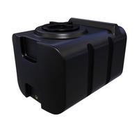 Varile Réservoir d'eau Potable 100L Noir | sans BPA | Filetage en Laiton 3/4" intégré | Made in EU | Convient pour Les Aliments