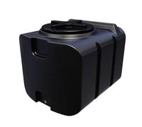 Varile Réservoir d'eau Potable 200L Noir | sans BPA | Filetage en Laiton 3/4" intégré | Made in EU | Convient pour Les Aliments