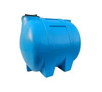Varile Réservoir d'eau Potable 350L Bleu | sans BPA | Filetage en Laiton 3/4" intégré | Fabriqué en UE | Convient pour Les Aliments | Horizontal