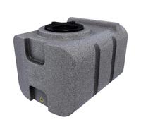 Varile Réservoir d'eau potable de 100 l, gris, aspect pierre, sans BPA, filetage en laiton 3/4" intégré, fabriqué en UE, adapté à un usage alimentaire (granit)
