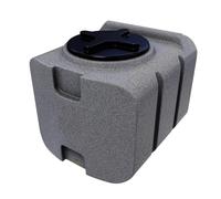 Varile Réservoir d'eau potable de 200 L, aspect granit/pierre | Convient à un usage alimentaire, sans BPA, résistant aux UV, filetage en laiton 3/4", utilisation polyvalente