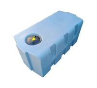 Varile Réservoir d'eau Potable de 350 l, résistant au Transport, adapté à Un Usage Alimentaire, pour Bateau, Camping-Car, remorque (Bleu) (Granit)