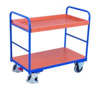 VARIOfit VARIOfit Chariot à étages bas 1 000 × 600 mm, 1 plateau et 1 tablette Quantité:1