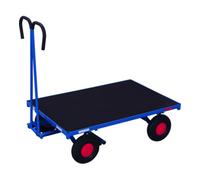 VARIOfit VARIOfit Chariot à plateaux sans ridelle Pneus gonflables 1 000 × 700 mm Capacité 700 kg Quantité:1
