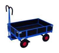 VARIOfit VARIOfit Chariot à ridelles avec pneus pneumatiques 1.185 × 780 mm charge 700 kg Quantité:1