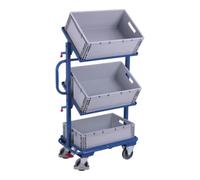 VARIOfit VARIOfit Chariot d’appoint avec 3 bacs en plastique inclinables Quantité:1