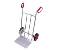 VARIOfit VARIOfit Chariot en aluminium bas, pneus pleins en caoutchouc, dossier avec renforts en tube aluminium, pelle 480 × 300 mm Quantité:1