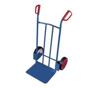 VARIOfit VARIOfit Chariot en tube d'acier bas, pneus pleins en caoutchouc, dossier avec renforts en tube d'acier, pelle 480 × 300 mm Quantité:1