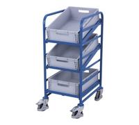 VARIOfit VARIOfit Chariot Euro avec 3 bacs en plastique Quantité:1