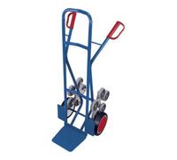 VARIOfit VARIOfit Diable d’escalier avec 2 étoiles de roue à cinq branches et pneus en caoutchouc plein Pelle 300 × 285 mm Quantité:1