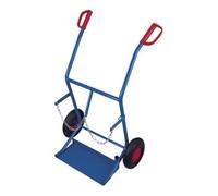 VARIOfit VARIOfit Diable en acier pour 2 bouteilles de 20 l, pneus pneumatiques, pelle 470 × 210 mm Quantité:1