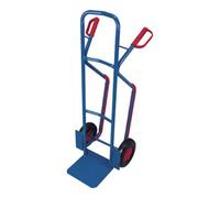 VARIOfit VARIOfit Diable en acier tubulaire anti-crevaison avec patins d’escalier et pelle 320 × 250 mm Quantité:1