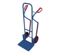 VARIOfit VARIOfit Diable en tube d'acier avec patins d'escalier, pneus pneumatiques, pelle 480 × 300 mm Quantité:1