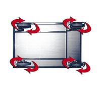 VARIOfit VARIOfit Jeu de 2 roues pivotantes pneumatiques Quantité:1