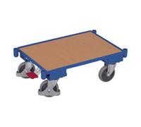VARIOfit VARIOfit Roulettes Euro-System avec socle et manchons d’angle (bord 10 mm) frein central EasySTOP Quantité:1