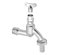 VARIOSAN 14405, 1/2'', chromé mat avec raccord de tuyau et haut de piston, Robinet Extérieur