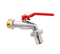 VARIOSAN Robinet à sphére 11947, 1/2", laiton, nickelé, avec raccord de tuyau