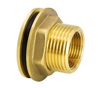 VARIOSAN Traversée pour tonneau de Pluie 13958, 1/2", Laiton, avec Joint