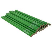 varivendo Lot de 10 crayons de chantier de charpentier ovales de 24 cm de long