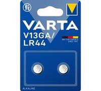 2 Piles V13GA / LR44 / A76 Varta Alcaline 1,5V