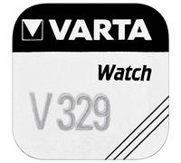 VARTA 14501329 - Pile Bouton V329 de 1,5 V, capacité 36 mAh, système Chimique oxyde d'argent, pour appareils électroniques Quotidiens pour Assurer Une Alimentation optimale en énergie